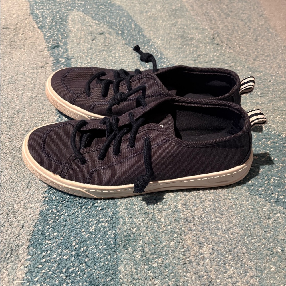 Sperry Navy Shorefront Sneaker, Sz 7.5